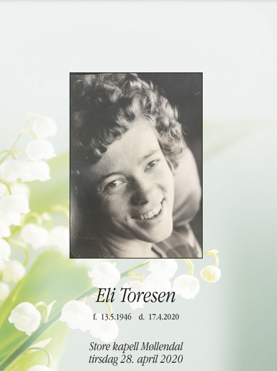 Gravferdshefte Eli Toresen