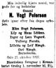 Dødsannonse Nils Vogt Selmer Petersen