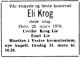 Dødsannonse Eli Krog