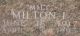 Gravestone for Milton Aasen