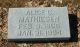 Gravstein Alice Mathiesen, nee Marshall