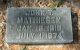 Gravstein John Thomas Mathiesen