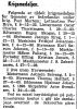 Krigsmedaljen for tjenester av fedrelandet under krig. Styrmann Jaampa Krog, født 1. desember 1913.