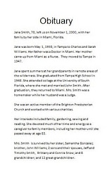 Obitary Katherine Elise Waack